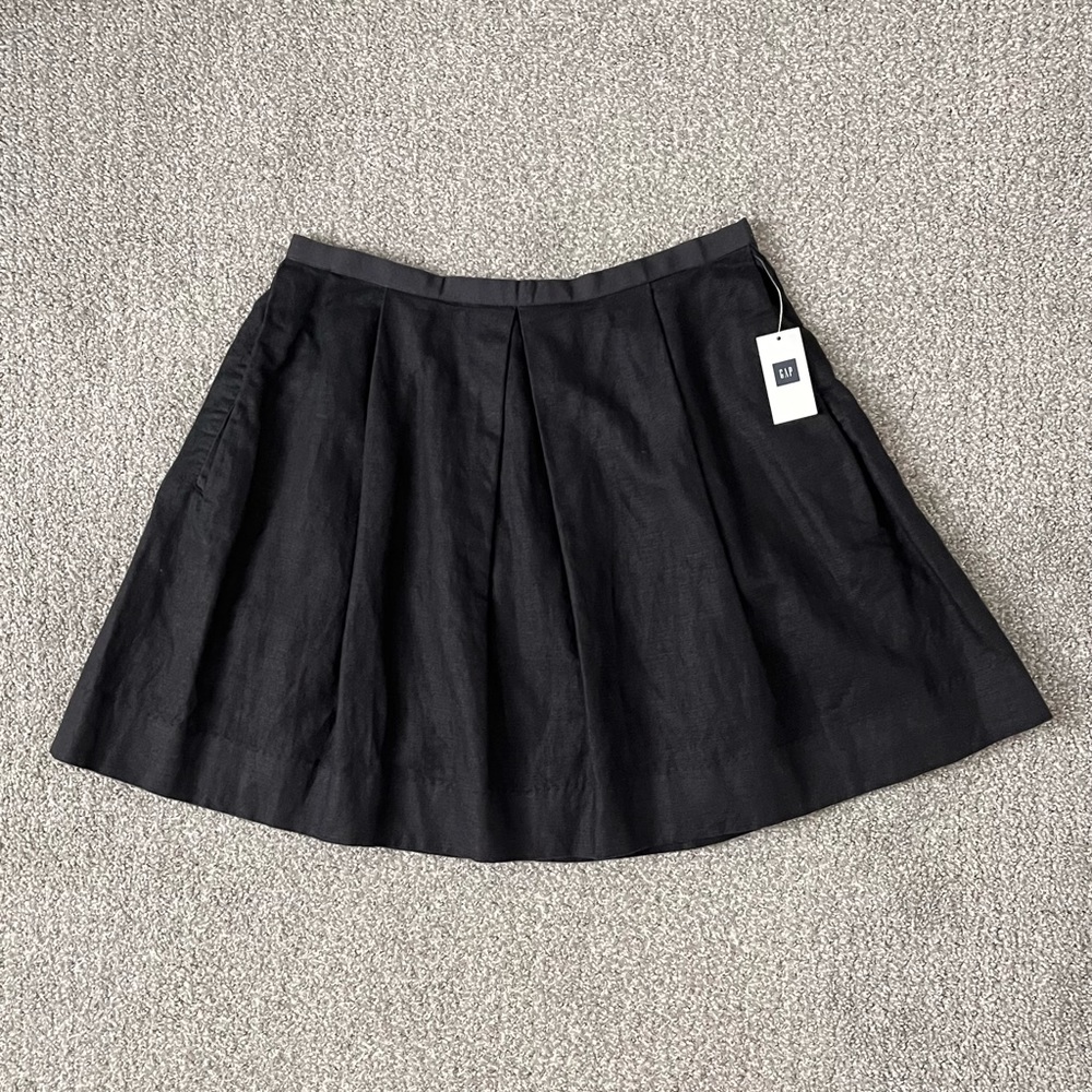 GAP Cotton/Linen Pleated Skirt